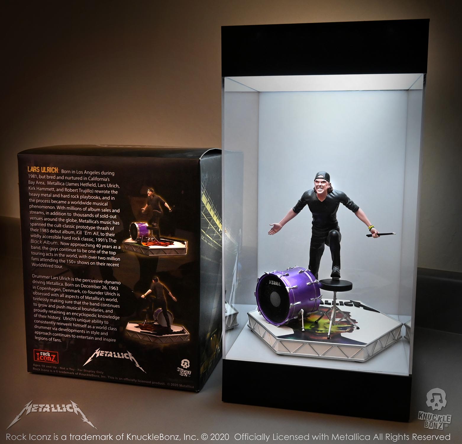 Display Cases for Metallica Rock Iconz Limited Edition Statues ??? " The Answer is Yes ! "